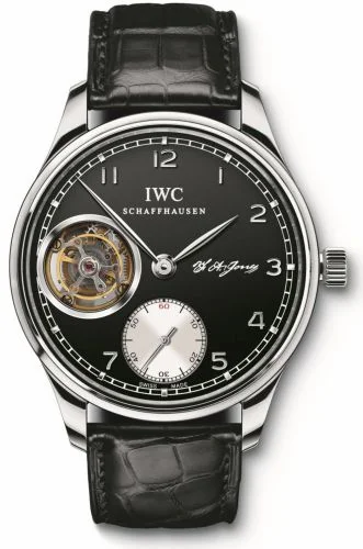 IWC Portugieser Tourbillon Hand-Wound F.A. Jones Platinum / Black IW5447-04