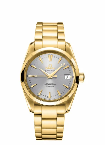 Omega Seamaster Aqua Terra 150M Co-Axial 42.2 Yellow Gold / Silver / Bracelet 2102.30.00