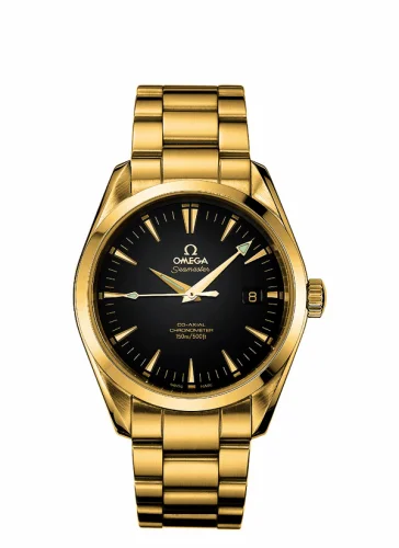Omega Seamaster Aqua Terra 150M Co-Axial 39.2 Yellow Gold / Black / Bracelet 2103.50.00