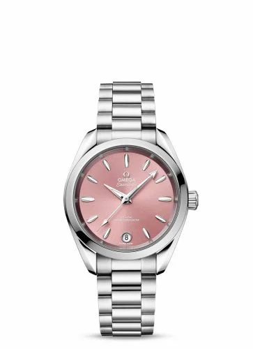 Omega Seamaster Aqua Terra 150M Master Chronometer 34 Stainless Steel / Shell Pink / Bracelet 220.10.34.20.10.003