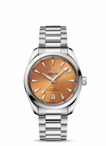 Omega Seamaster Aqua Terra 150M Shades Master Chronometer 38 Stainless Steel / Saffron / Bracelet 220.10.38.20.12.001