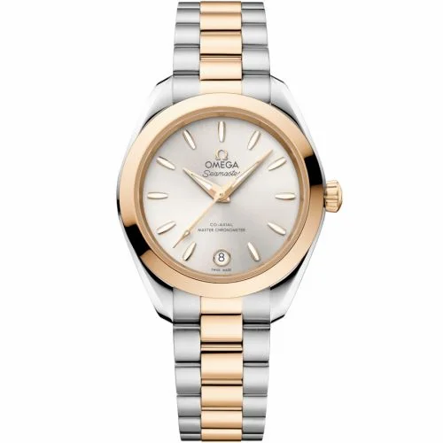 Omega Seamaster Aqua Terra 150M Master Co-Axial 30 Stainless Steel - Moonshine Gold / Silver / Bracelet 220.20.30.20.02.001