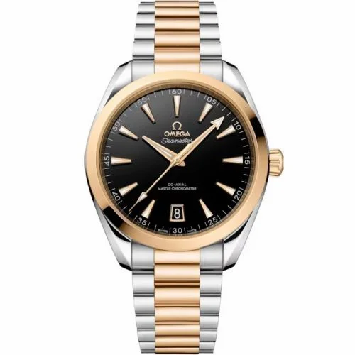 Omega Seamaster Aqua Terra 150M Master Chronometer 41 Stainless Steel - Moonshine Gold / Black / Bracelet 220.20.41.21.01.001