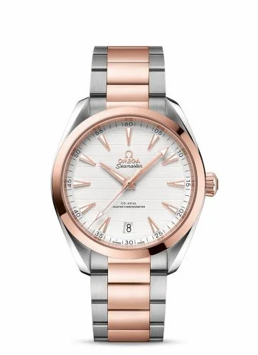 Omega Seamaster Aqua Terra 150M Master Chronometer 41 Stainless Steel / Sedna Gold / Silver / Bracelet 220.20.41.21.02.001