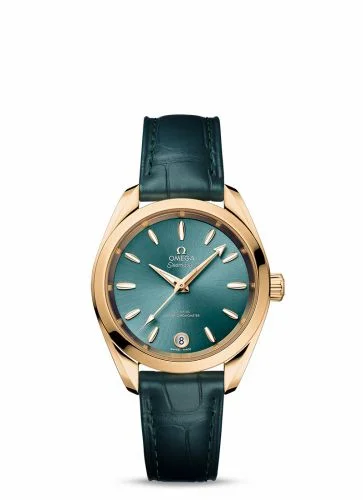 Omega Seamaster Aqua Terra 150M Master Chronometer 34 Moonshine Gold / Grey 220.53.34.20.10.001