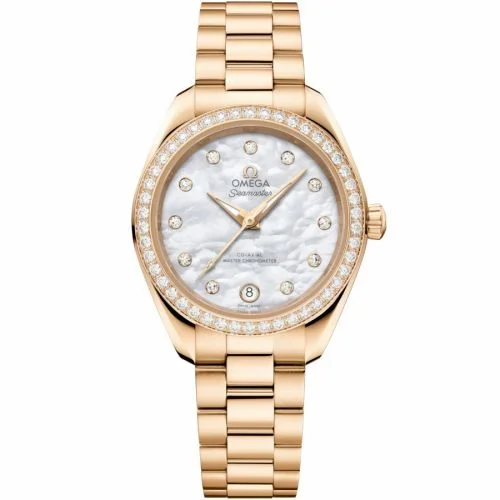 Omega Seamaster Aqua Terra 150M Master Co-Axial 30 Moonshine Gold - Diamond / MOP - Diamond / Bracelet 220.55.30.20.55.001
