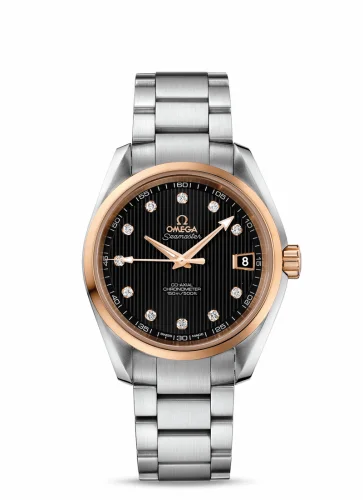 Omega Seamaster Aqua Terra 150M Co-Axial 38.5 Stainless Steel / Red Gold / Black / Bracelet 231.20.39.21.51.003