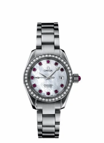 Omega Seamaster Aqua Terra 150M Automatic 29.2 Stainless Steel / Diamond / MOP - Ruby / Bracelet 2565.78.00