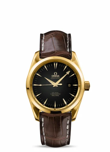 Omega Seamaster Aqua Terra 150M Co-Axial 36.2 Yellow Gold / Black 2604.50.37