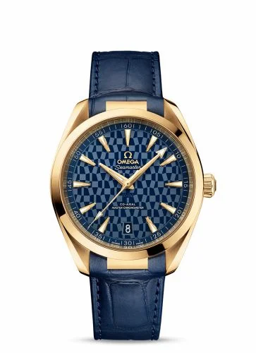 Omega Seamaster Aqua Terra 150M Master Chronometer 41 Yellow Gold / Blue / Tokyo 2020 Olympics 522.53.41.21.03.001