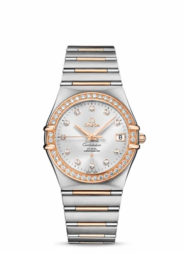Omega Constellation Co-Axial 35.5 Red Gold / Silver / 160 Years 111.25.36.20.52.001