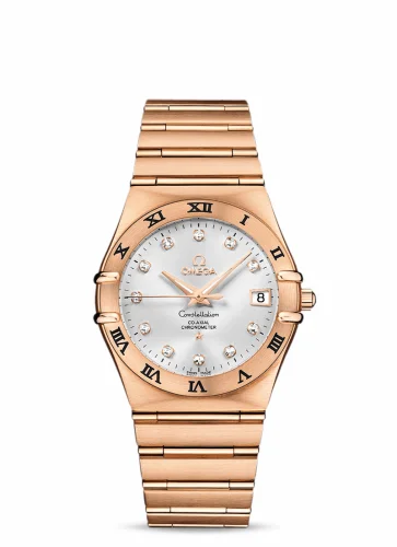 Omega Constellation Co-Axial 35.5 Red Gold / Silver / 160 Years 111.50.36.20.52.001