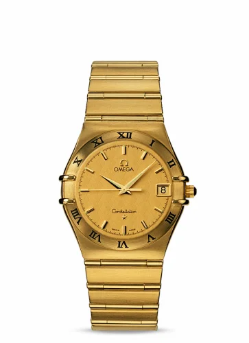 Omega Constellation Quartz 33.5 '95 Yellow Gold / Champagne 1112.10.00
