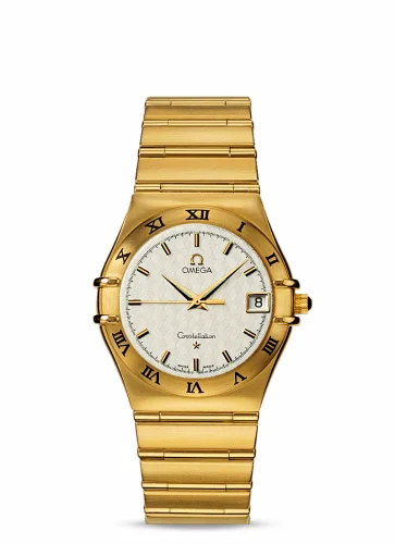 Omega Constellation Quartz 33.5 '95 Yellow Gold / Silver 1112.30.00
