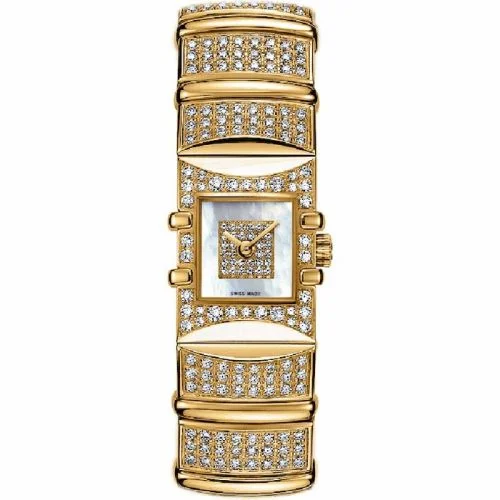 Omega Constellation Quadra Quartz Mini 15 Yellow Gold - Diamond / MOP 1148.90.39