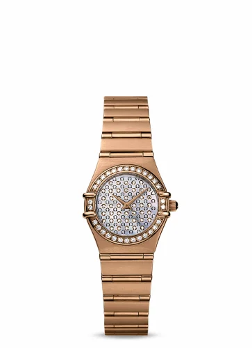 Omega Constellation Quartz 22.5 '95 Red Gold / Diamond / MOP 1156.77.00