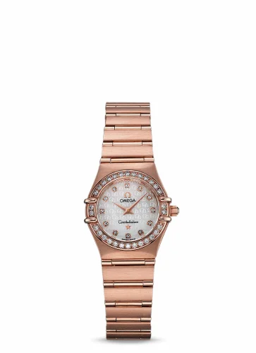 Omega Constellation Quartz 22.5 '95 Red Gold / Diamond / MOP 1160.75.00
