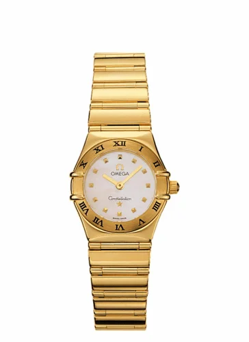Omega Constellation Quartz 22.5 My Choice Yellow Gold / White 1161.71.00