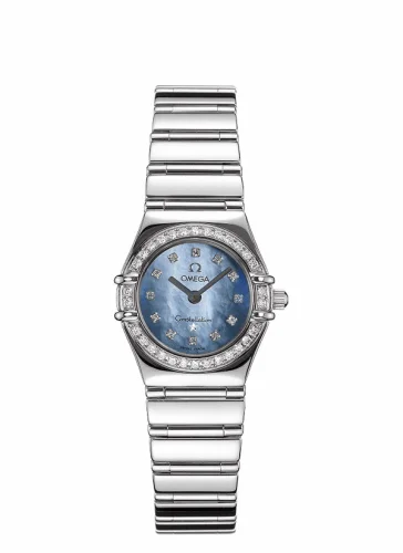 Omega Constellation Quartz 22.5 My Choice White Gold / Diamond / Blue MOP 1165.77.00