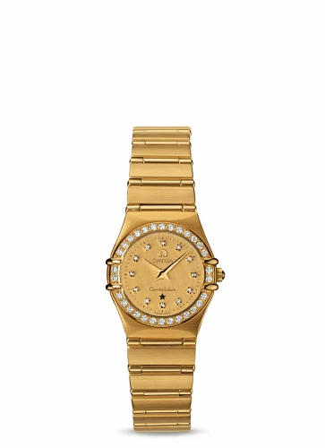 Omega Constellation Quartz 22.5 '95 Yellow Gold / Diamond / Champagne 1167.15.00