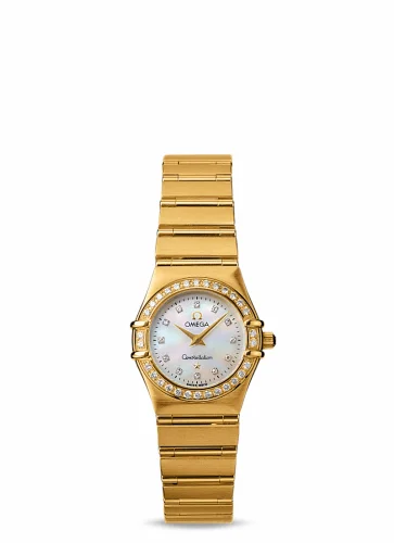 Omega Constellation Quartz 22.5 '95 Yellow Gold / Diamond / MOP 1167.75.00