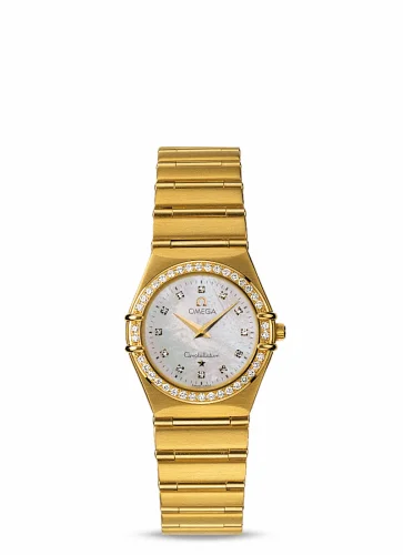 Omega Constellation Quartz 25.5 '95 Yellow Gold / Diamond / MOP 1177.75.00