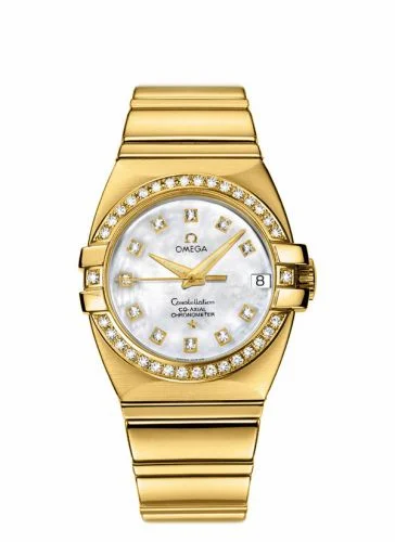 Omega Constellation Co-Axial 31 Double Eagle Yellow Gold - Diamond / MOP 1199.75.00