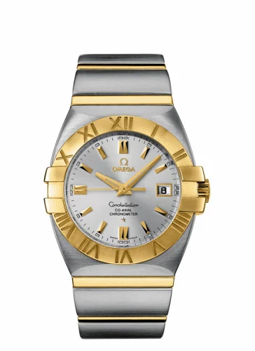 Omega Constellation Co-Axial 38 Double Eagle Stainless Steel / Yellow Gold / Silver 1203.30.00