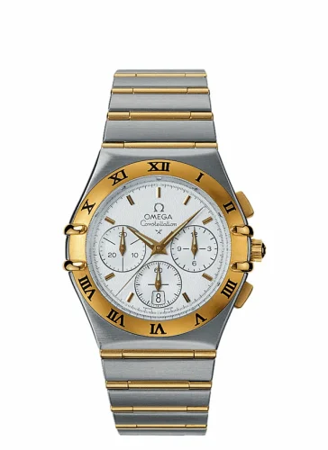Omega Constellation Quartz 39 Chronograph Stainless Steel / Yellow Gold / Silver 1242.30.00
