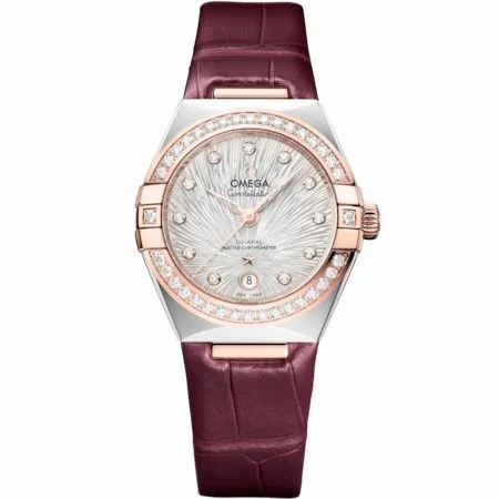 Omega Constellation Manhattan 29 Co-Axial Master Chronometer Stainless Steel - Sedna Gold - Diamond / Canopus Supernova / Alligator 131.28.29.20.52.001