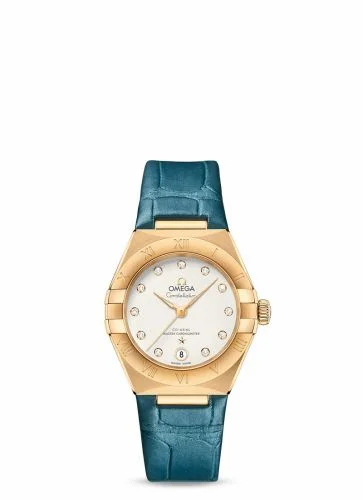 Omega Constellation Manhattan 29 Co-Axial Master Chronometer Yellow Gold / Silver - Diamond 131.53.29.20.52.001