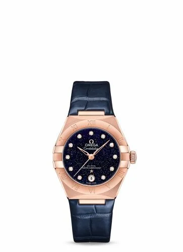 Omega Constellation Manhattan 29 Co-Axial Master Chronometer Sedna Gold / Aventurine 131.53.29.20.53.003