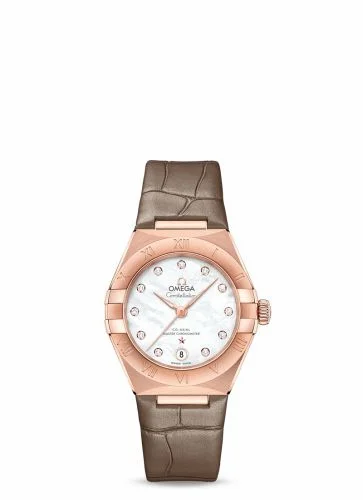 Omega Constellation Manhattan 29 Co-Axial Master Chronometer Sedna Gold / MOP 131.53.29.20.55.002