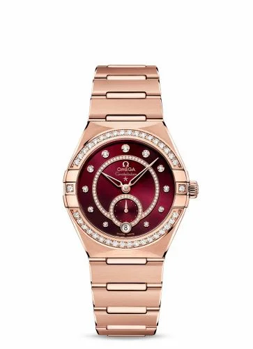 Omega Constellation Master Chronometer Small Seconds 34 Sedna Gold / Diamond / Black / Bracelet 131.55.34.20.61.001