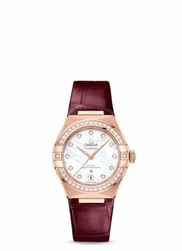 Omega Constellation Manhattan 29 Co-Axial Master Chronometer Sedna Gold / Diamond / MOP 131.58.29.20.55.002
