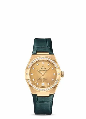 Omega Constellation Manhattan 29 Co-Axial Master Chronometer Yellow Gold / Diamond / Champagne - Diamond 131.58.29.20.58.001