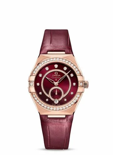 Omega Constellation Master Chronometer Small Seconds 34 Sedna Gold / Diamond / Black 131.58.34.20.61.001
