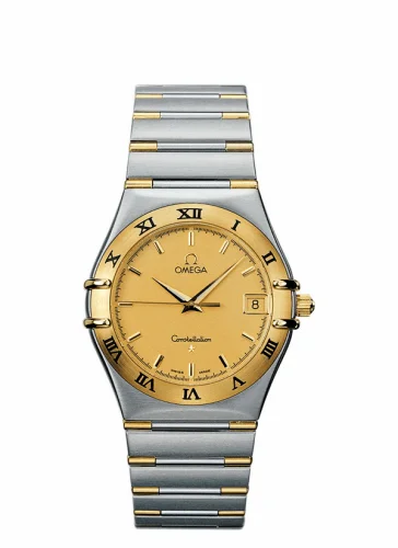 Omega Constellation Quartz 33.5 '95 Stainless Steel / Yellow Gold / Champagne 1312.10.00