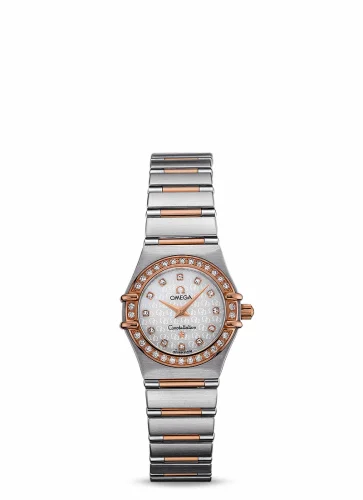 Omega Constellation Quartz 22.5 '95 Stainless Steel / Red Gold / Diamond / MOP 1360.75.00