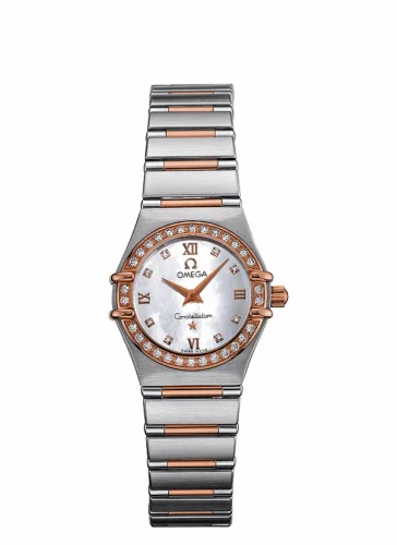 Omega Constellation Quartz 22.5 Stainless Steel / Red Gold / Diamond / MOP 1360.76.00