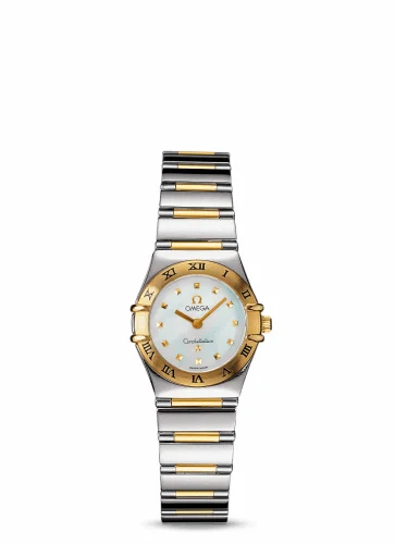 Omega Constellation Quartz 22.5 My Choice Stainless Steel / Yellow Gold / MOP 1361.71.00