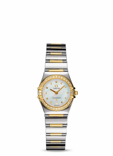 Omega Constellation Quartz 22.5 My Choice Stainless Steel / Yellow Gold / Diamond / MOP 1365.71.00