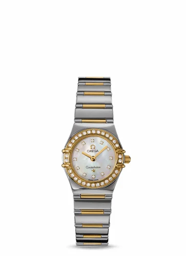 Omega Constellation Quartz 22.5 My Choice Stainless Steel / Yellow Gold / Diamond / MOP 1365.75.00