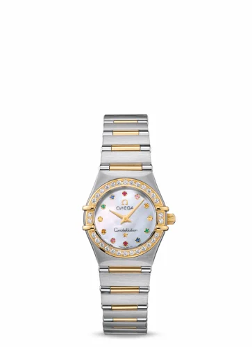 Omega Constellation Quartz 25.5 '95 Stainless Steel / Yellow Gold / Diamond / MOP Iris 1367.79.00
