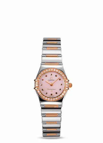 Omega Constellation Quartz 22.5 My Choice Stainless Steel / Red Gold / Diamond / Pink 1368.73.00