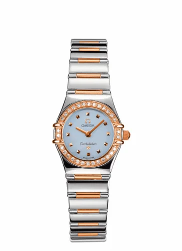 Omega Constellation Quartz 22.5 My Choice Stainless Steel / Red Gold / Diamond / Blue 1368.74.00