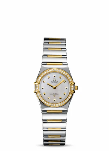 Omega Constellation Quartz 25.5 My Choice Stainless Steel / Yellow Gold / Diamond / White 1376.71.00