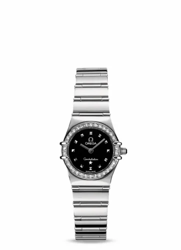 Omega Constellation Quartz 25.5 My Choice Stainless Steel / Diamond / Black 1465.51.00