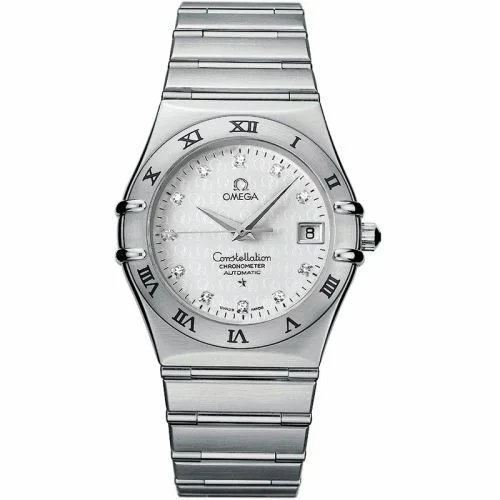 Omega Constellation Automatic 35.5 Stainless Steel / Silver - Diamond 1504.35.00