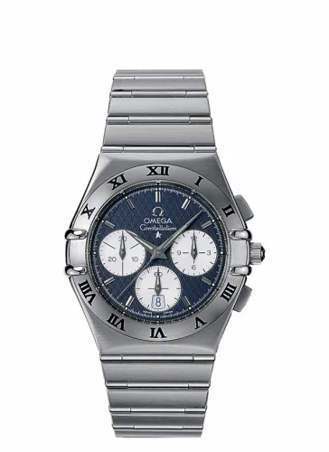 Omega Constellation Quartz 39 Chronograph Stainless Steel / Grey 1542.40.00